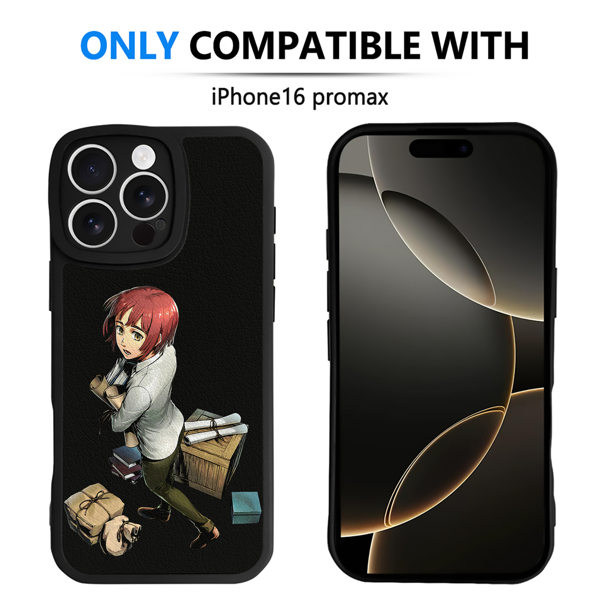 （画像用） 進撃の巨人 Attack on Titan 【iPhone 16シリーズ対応】シリコンスマホケース（レザー調） 材質：シリコン